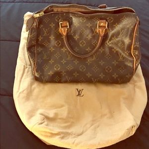Authentic LV monogram speedy 35